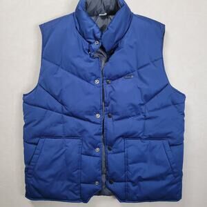 Oakley Reversible Puffer Vest Blue Size Medium Mens